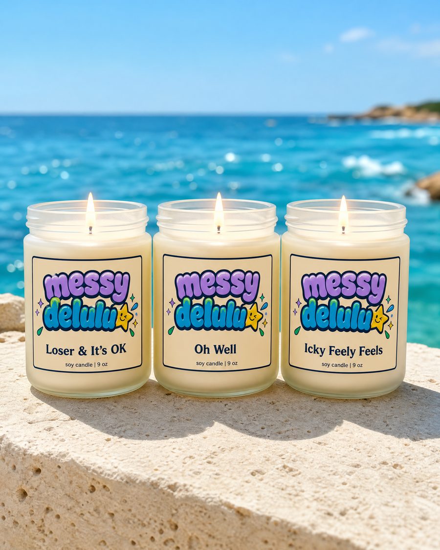 Messy Delulu candles